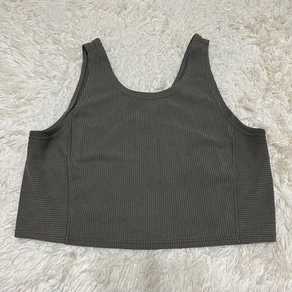 lululemon Ribbed softstreme cropped tank top